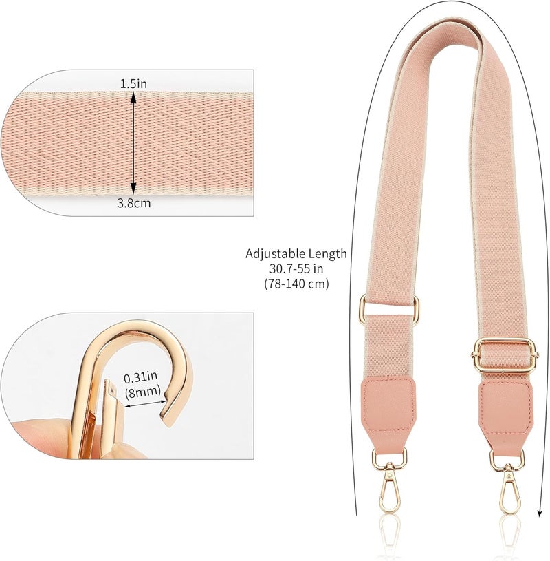 Hamdecro Store Purse Straps Replacement Crossbody, Universal Wide Shoulder Strap for Bags Adjustable Straps for Handbags - Image 5